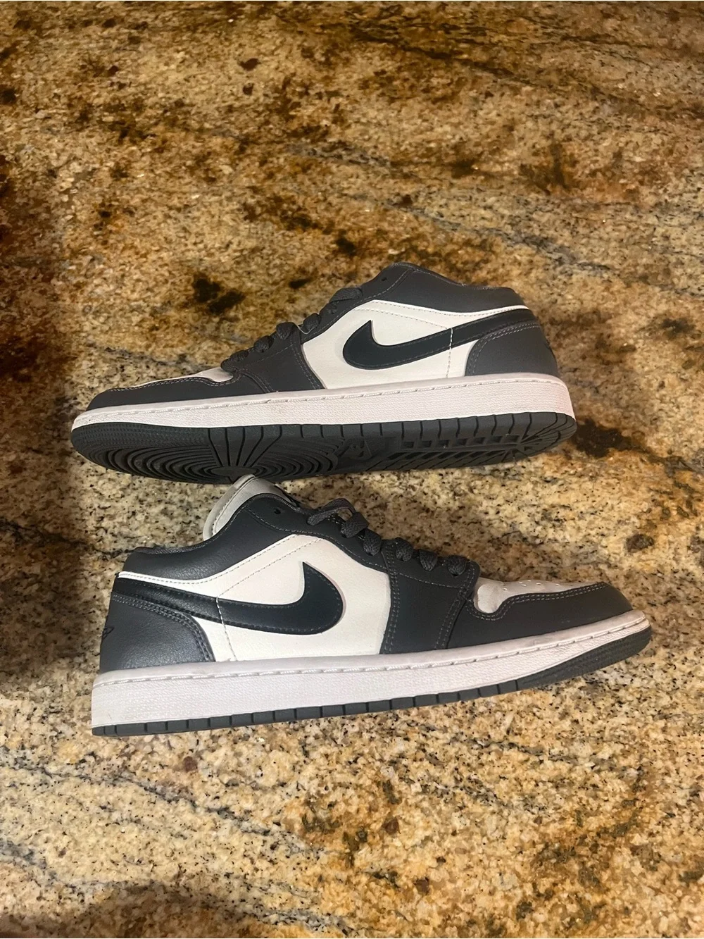 Jordan Low Top Sneakers in White and Black
